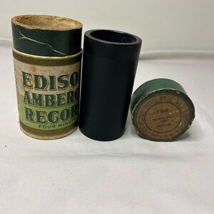 Antique Edison Amberol Wax Cylinder Record “Praise Ye Attila”